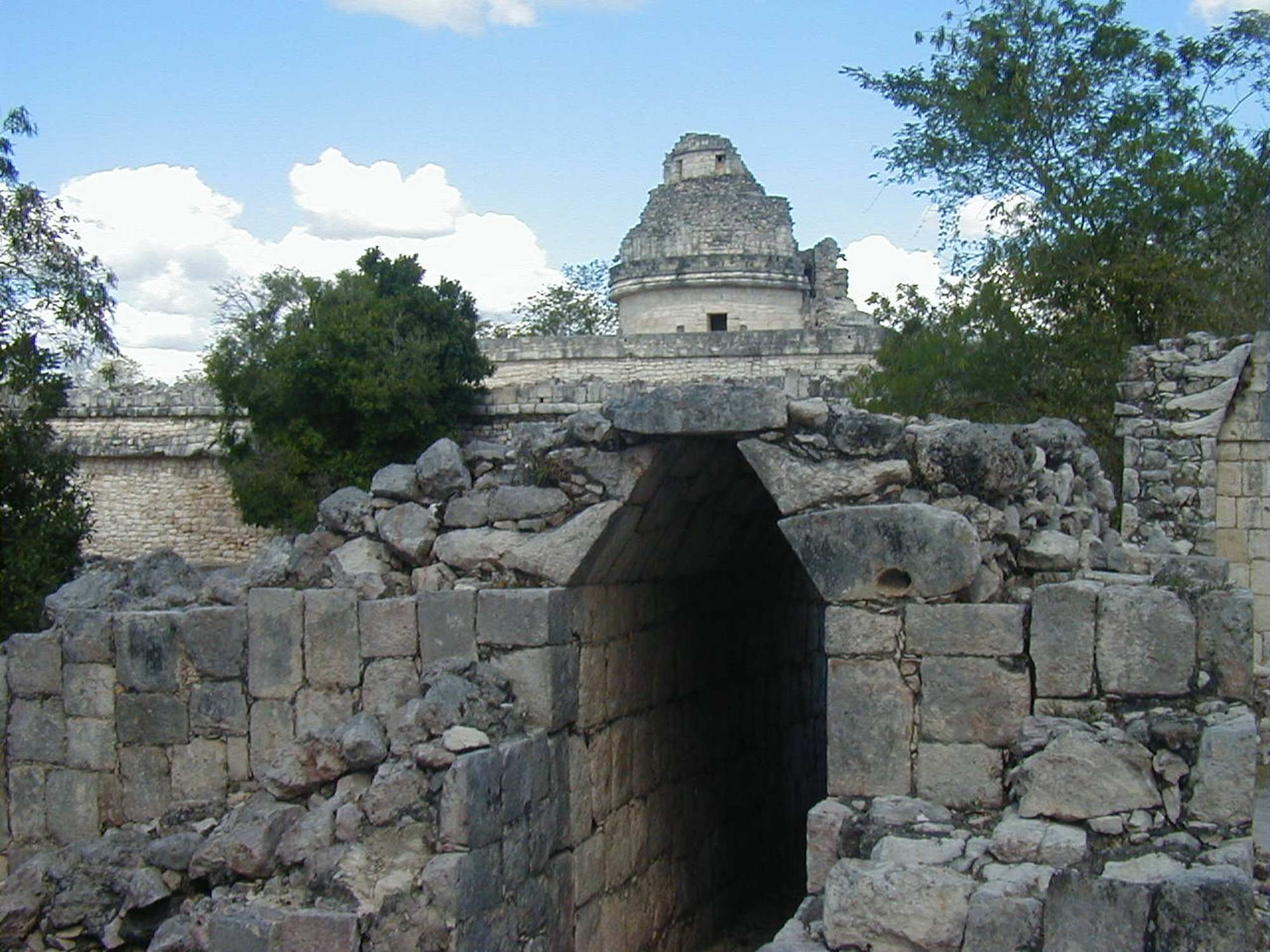 Cenote swim stop with turquoise water on the Chichen Itza, Valladolid and cenote tour from Cancun